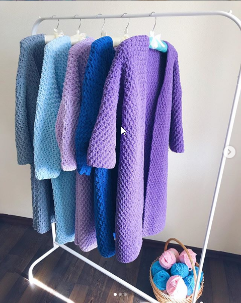 Плюшевые кардиганы (knitwear_by_mari)