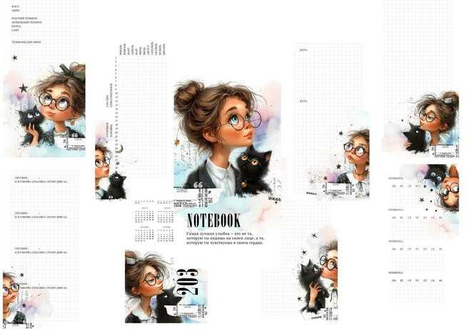 Электронные страницы для планера (Арина Скрапбукинг)