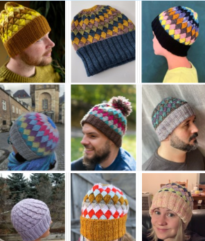 [Вяжи.ру] Вязаная шапка спицами Treasure Trove