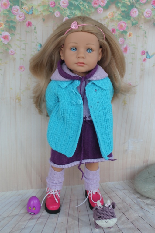 Аура-с платьем с капюшоном и гетрами на Готц, 36 см (Марина Кащенкова)