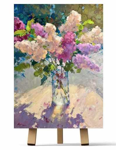 [Рисуем дома] Сирень рисуем с Ириной Шпаковой (Ирина Шпакова)