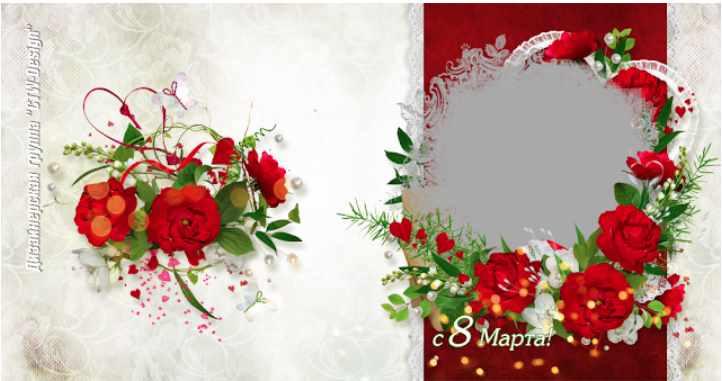 [ctw-design] Многослойная фотокнига Восьмое марта. Макет №78-255ФК (Шерханская тигрица)