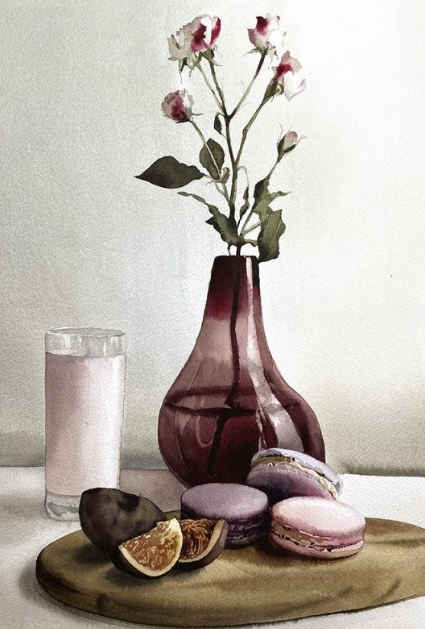 [Watermedia] Натюрморты по свойствам цвета. Тариф - Без проверки (Татьяна Ширбидова)