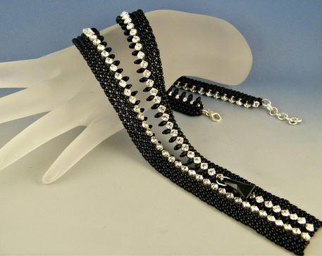 Застёжка-молния из бисера (Claudia Cattaneo)