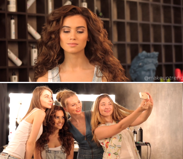 Создание живых локонов и объемных укладок. Смешанная техника создания объемных локонов, в записи 2017 год (Надежда Борисова)