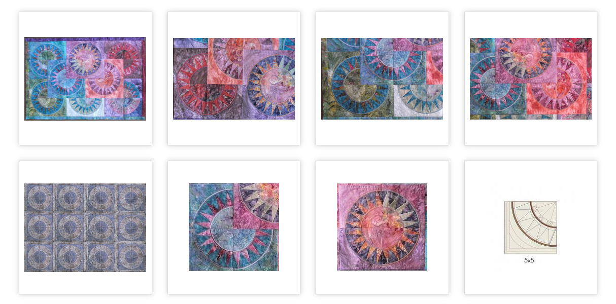 [OregonPatchWorks] Машинная вышивка. Комплект для квилтинга № 3 Нью-Йорк (Allstitch)