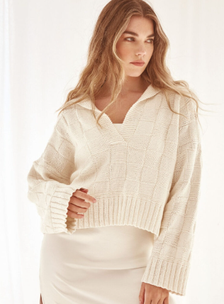 [vjazhi.ru] Джемпер с воротником Nuray (Ким Харгривз)