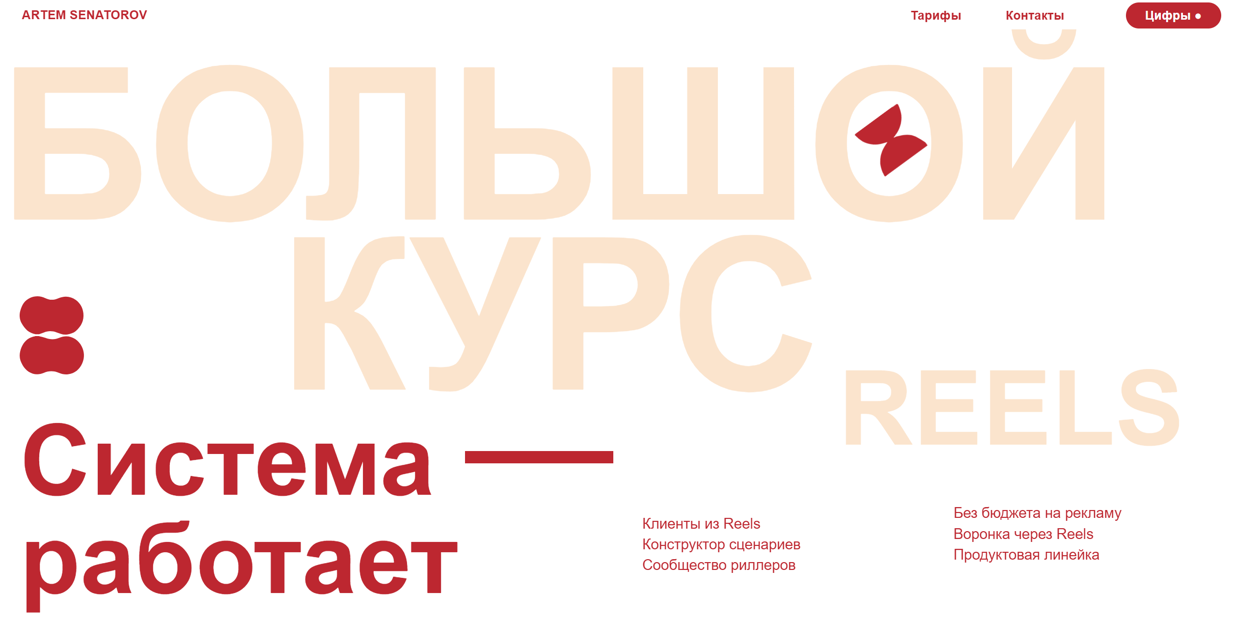 Большой курс по reels 5. Тариф оптимальный (Артём Сенаторов)