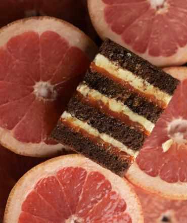 [cakeit_nsk] Торт Грейпхаунд (Шоколад-Грейпфрут) (Любовь Ки)