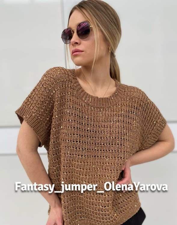 [lena_yarova] Джемпер-футболка Fantasy (Олена Ярова)