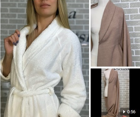 Халат махровый. Размер 42-60 (Лена Соцкова)