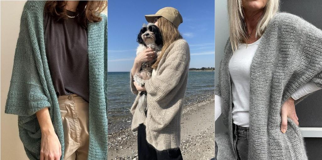 [Вяжи.ру] Вязаное спицами кимоно Seon (Aegyoknit)