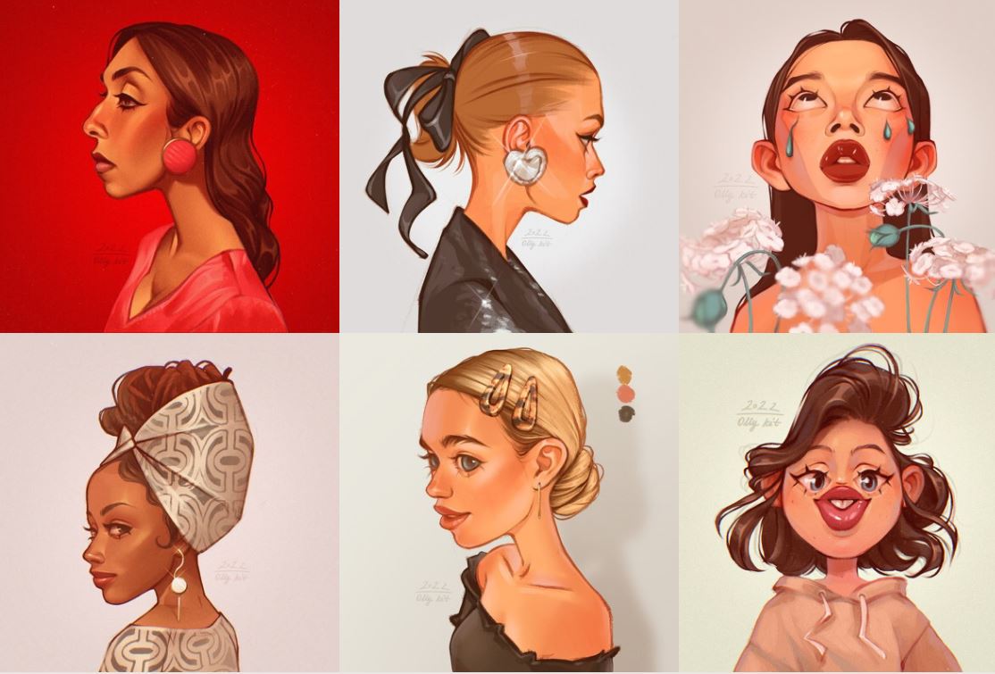 [olly kit] Стильные портреты на ipad (Ольга Хатковская)