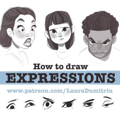 Как рисовать эмоции персонажа (Laura Dumitriu)