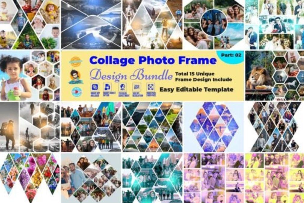 [Creativefabrica] Unique Collage Photo Frame