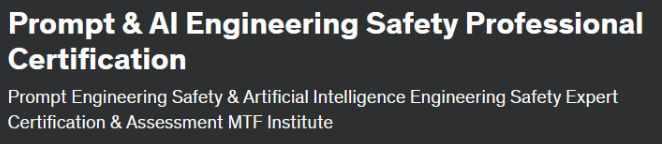 [Udemy] Сертификация специалистов по инженерной безопасности и искусственному интеллекту  (MTF Institute of Management)