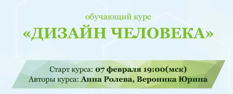 Дизайн Человека.Пакет Консультант (Анна Ролева,Вероника Юрина)