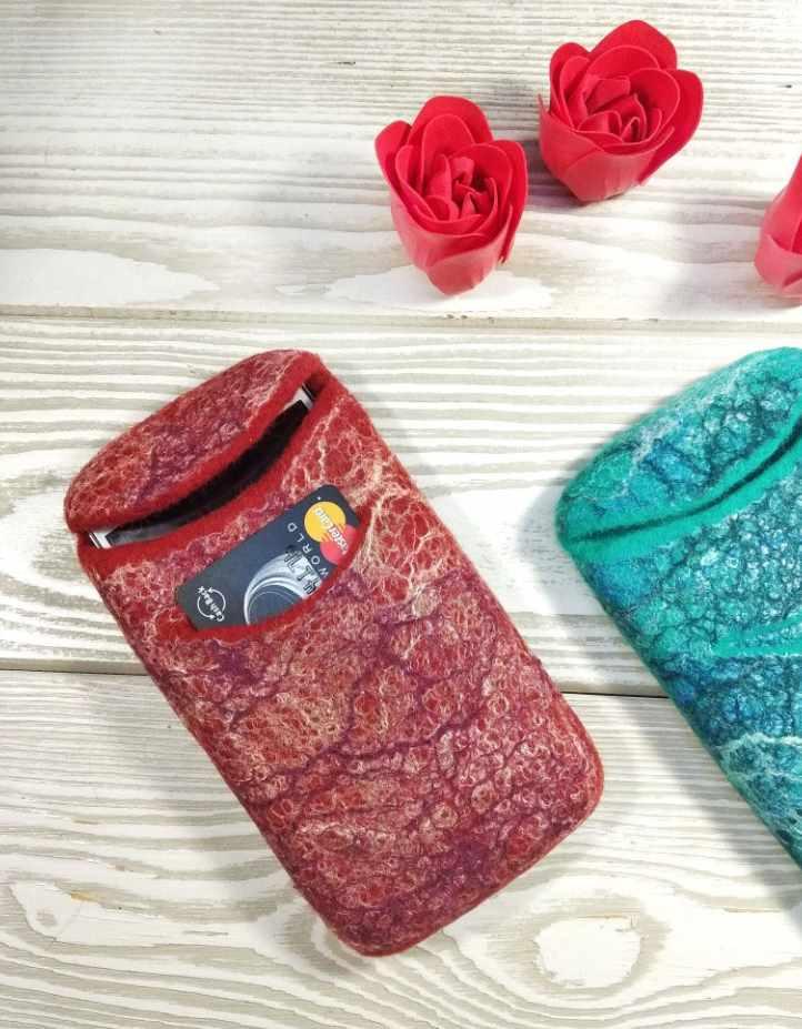 Видео курс по валянию чехла для телефона (Ирина Сивкова)