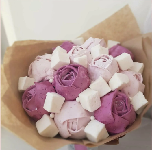 Зефирные цветы  (Ольга Зарубина)