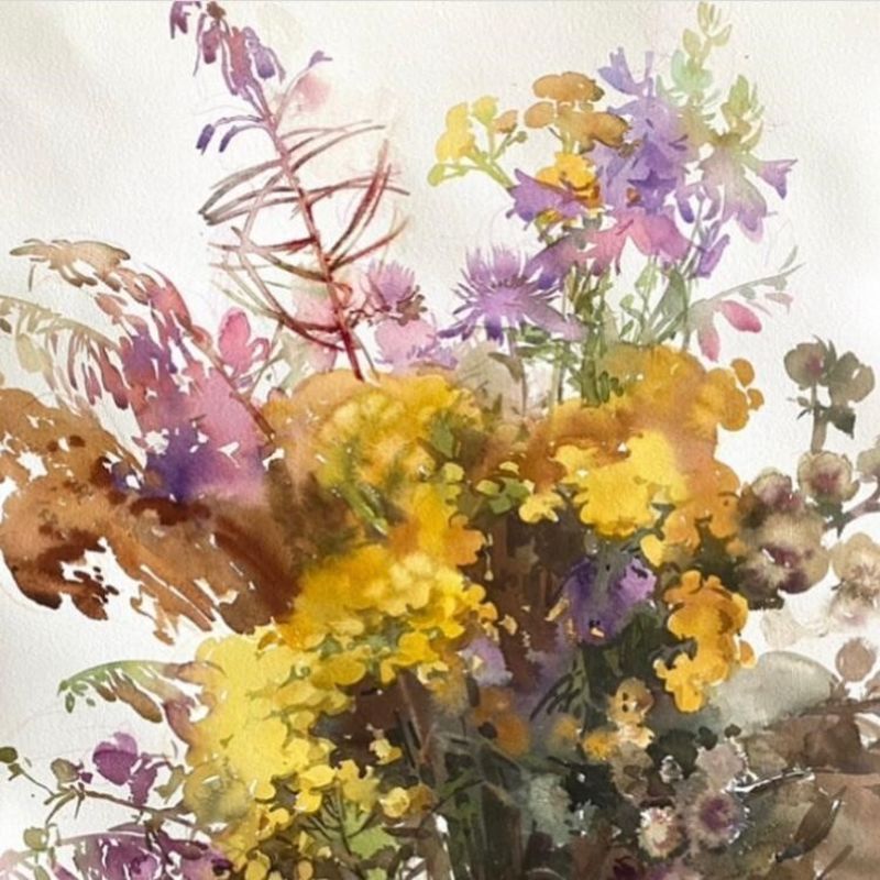[enterclass] Букет полевых цветов (Марина Ласаева)
