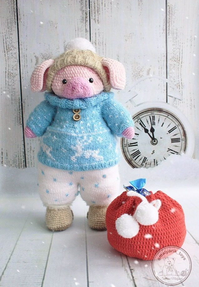 Мастер-класс Поросенок Пухля. Вязание (Светлана Малярик)