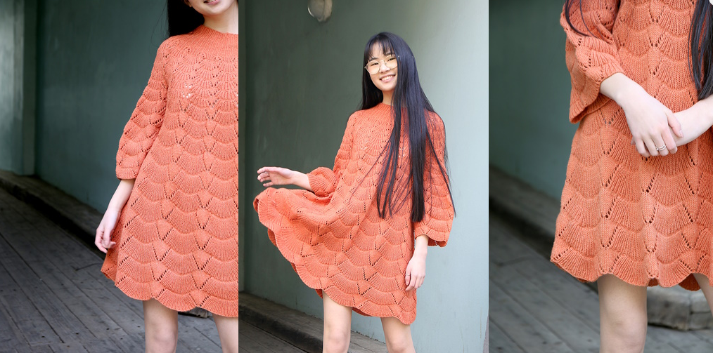 [Вяжи.ру] Ажурное платье Fun Fan