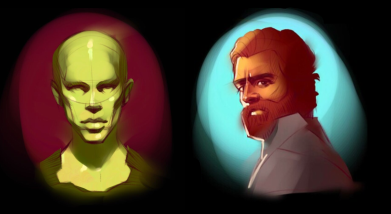 [andrushok.school] Портретный скетчинг. Тариф Базовый (Яна Андрушок), фото 1 из 1.