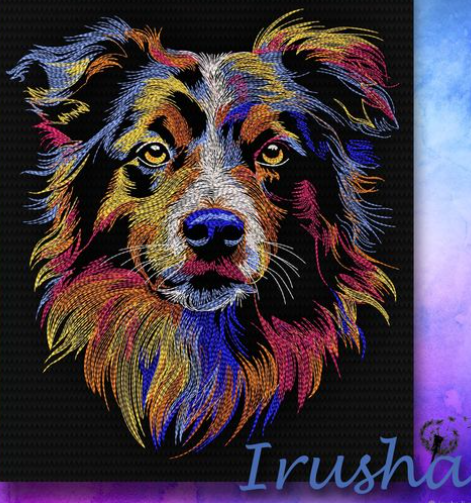 [livemaster] Радужный пес (Ирина Виноградова)