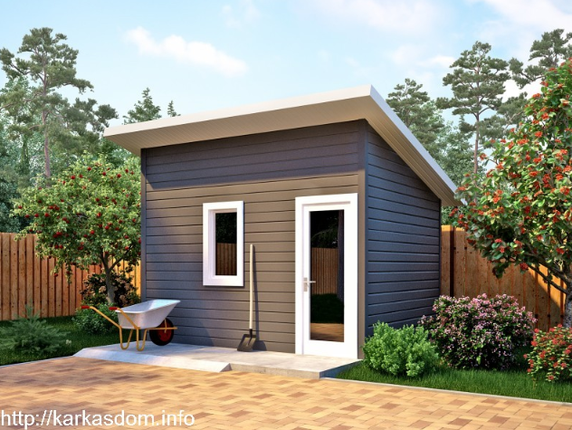 [karkasdom.info] Проект каркасного хозблока/бытовки 3х4 12м и 3х5 15м для строительства своими руками