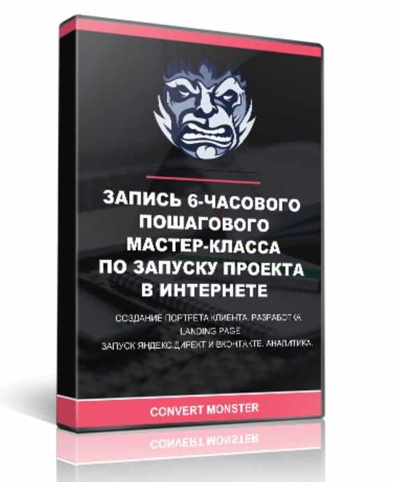 [Convertmonster] Запись 6-часового пошагового мастер-класса по запуску проекта в интернете (Антон Петроченков, Анастасия Волошина)