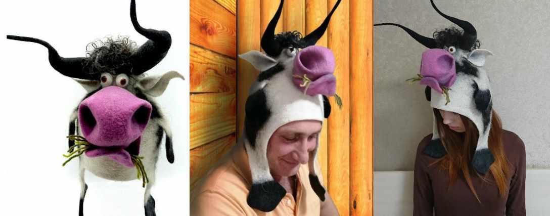 Шапка Бычок Родриго (Ольга Изгородина)