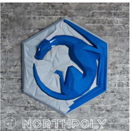 [gurkostudio] Дракон в виде герба (Илья Гурко)