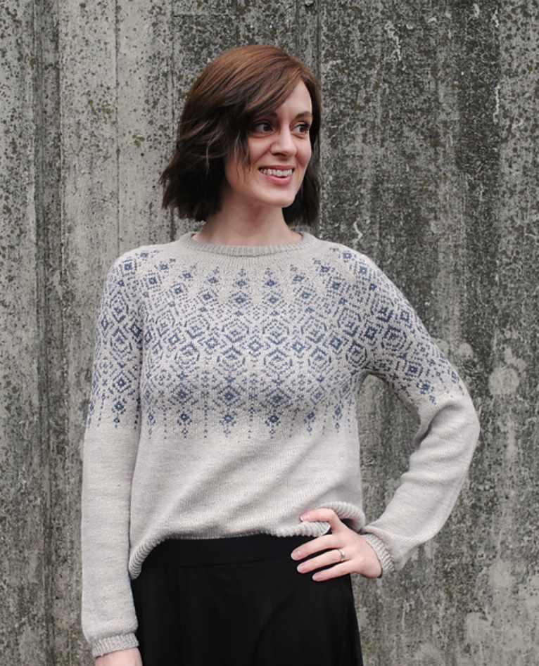 Пуловер с круглой кокеткой Orbits (Rachel Illsley), фото 1 из 1.