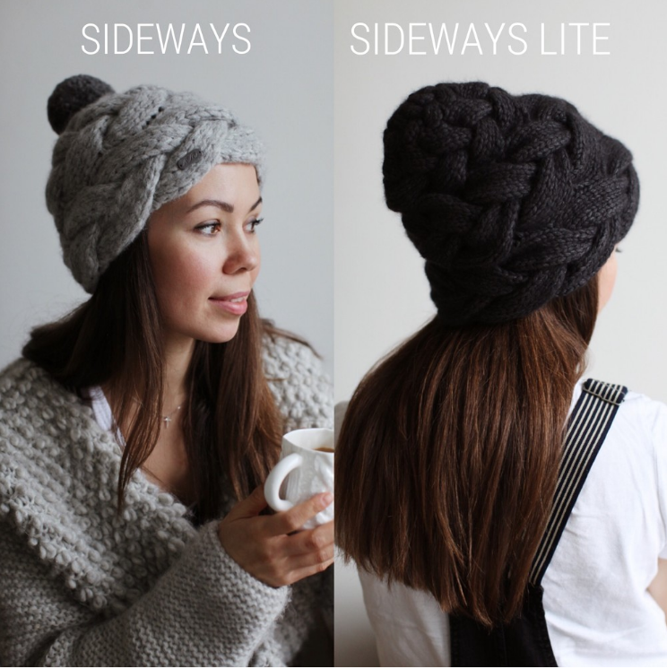 Мастер класс 2-х шапок SIDEWAYS + SIDEWAYS LITE (Светлана Селиванова)