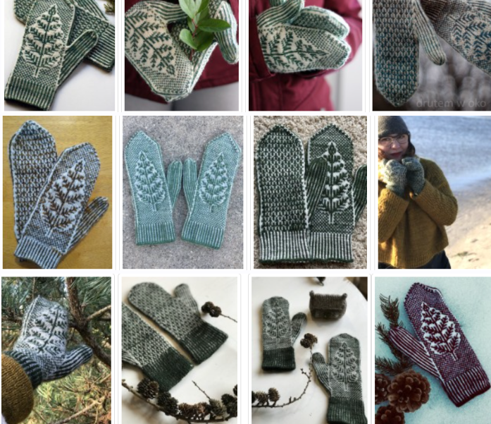 [Вяжи.ру] Красивые жаккардовые варежки Brackthaw