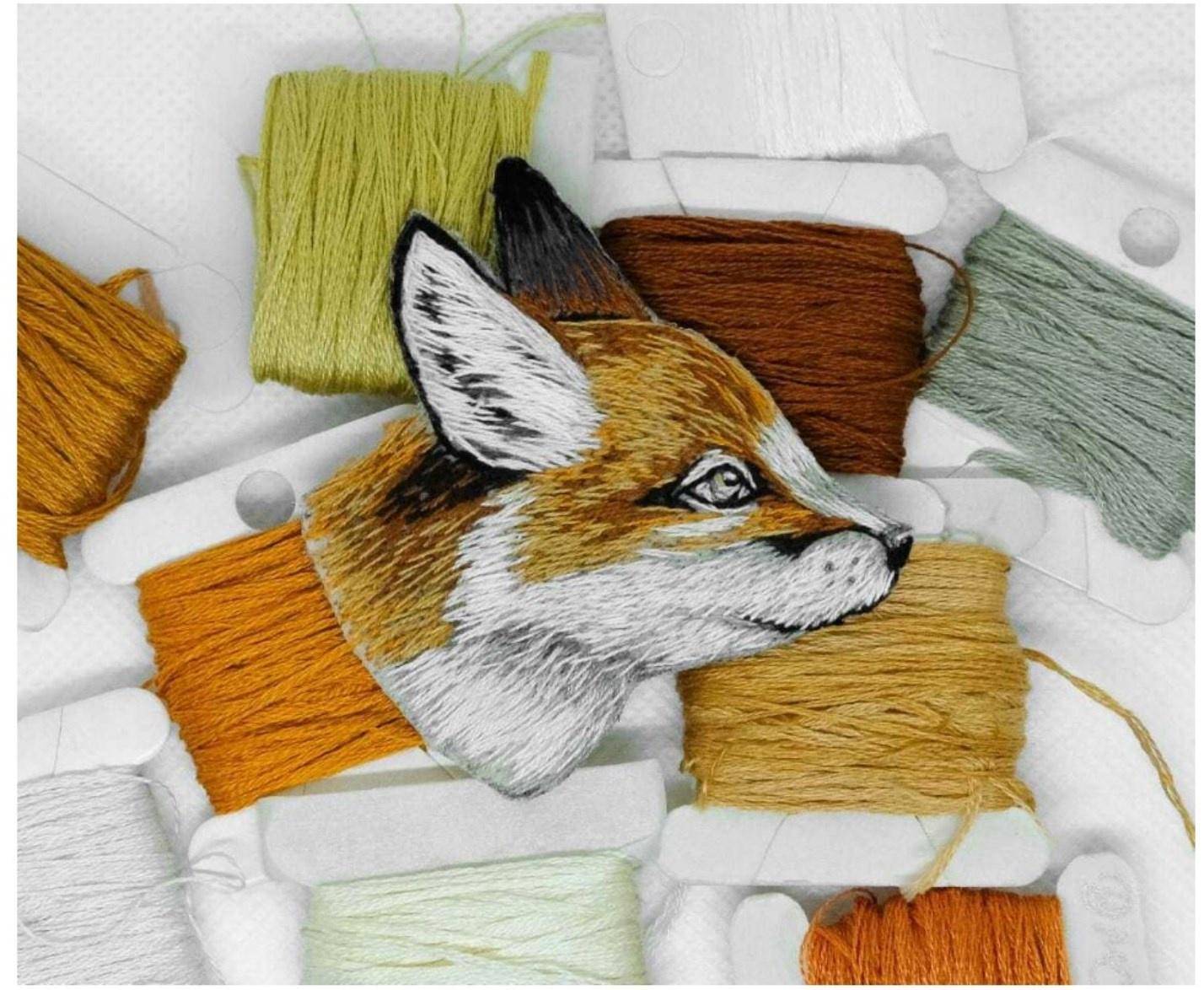 [Вышивка] Лисички (tvoristudio)
