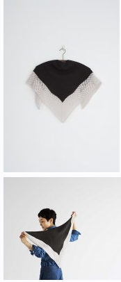 [Вяжи.ру] Треугольная шаль Fletching