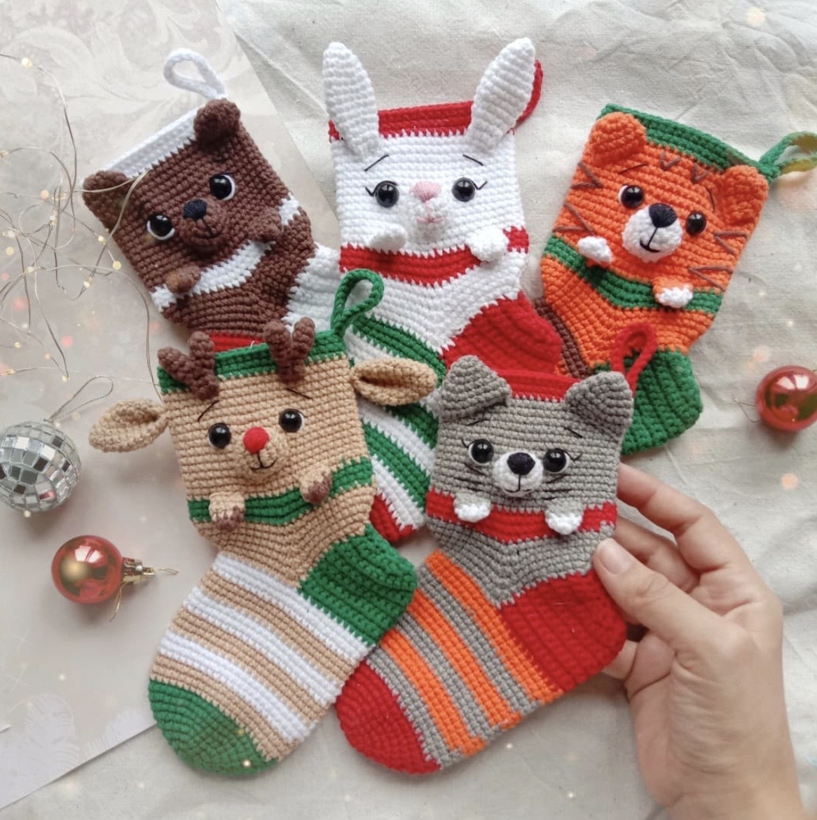 [ya_batalova] Новогодние декоративные чулочки (Яна Баталова)