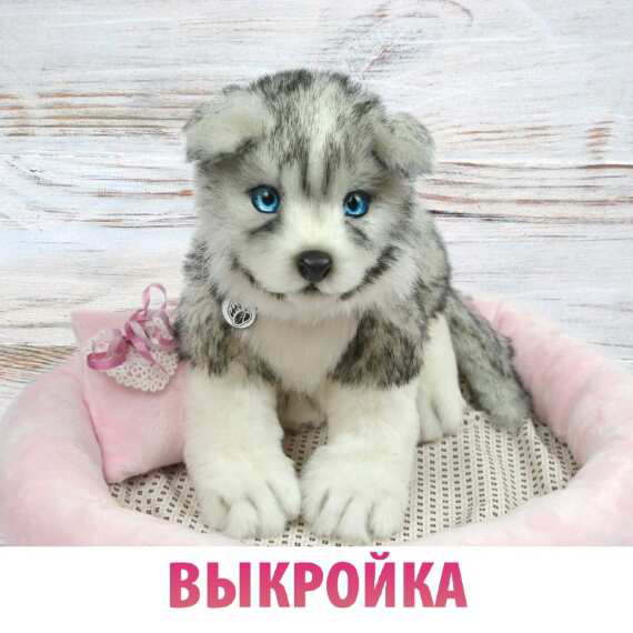 Выкройка Щенок Хаски в стиле натюр (Анастасия Аржаева-Масловская)
