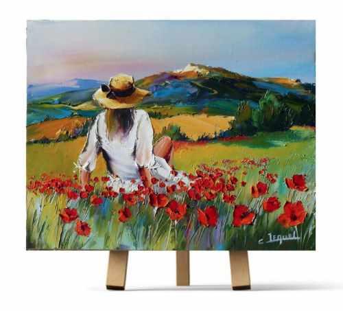 [Рисуем дома] Девушка по мотивам художника Christian Jequel (Ирина Шпакова)