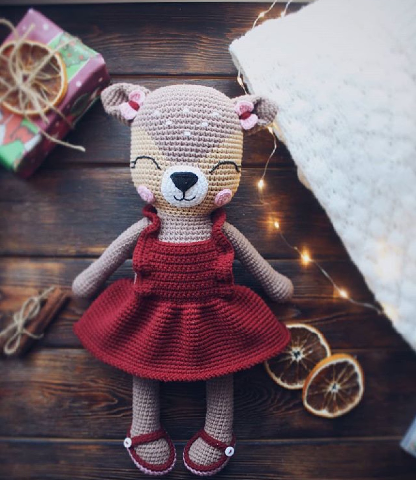 Мастер класс Оленёнок "Мия" (Жазгуля Дж)