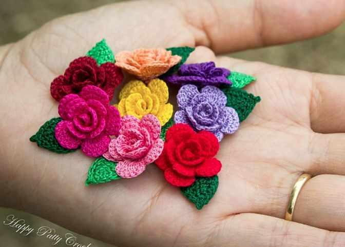 Mini Rose/Мини Роза (HappyPattyCrochet)