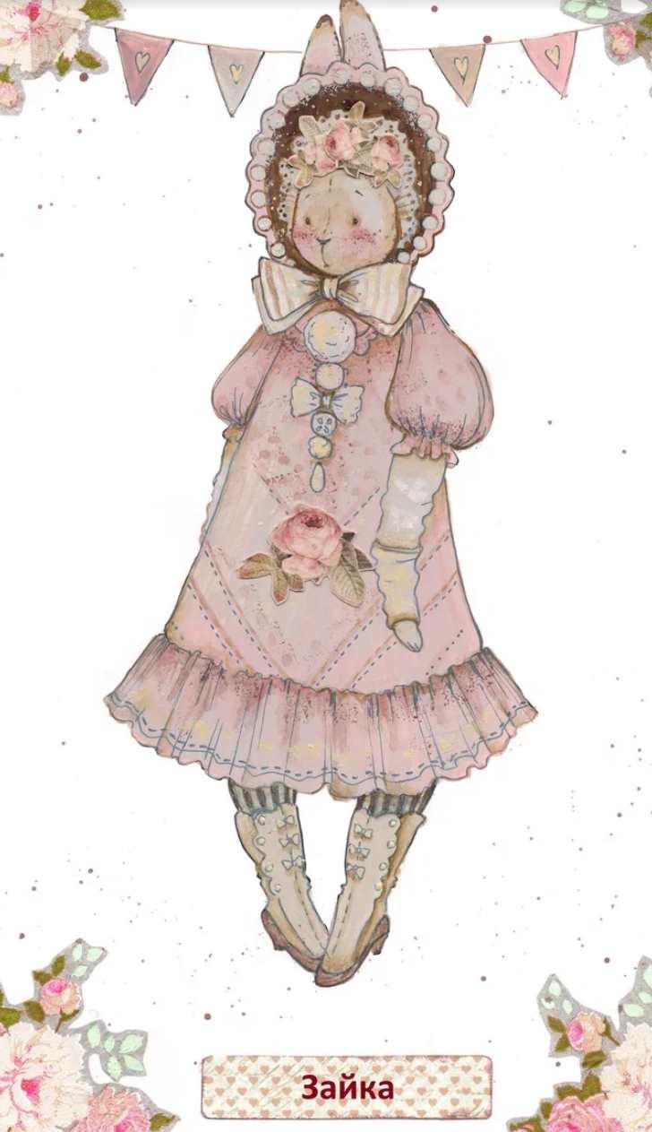 [Игрушка] Мастер-класс «Зайка» (Полина Инякина)