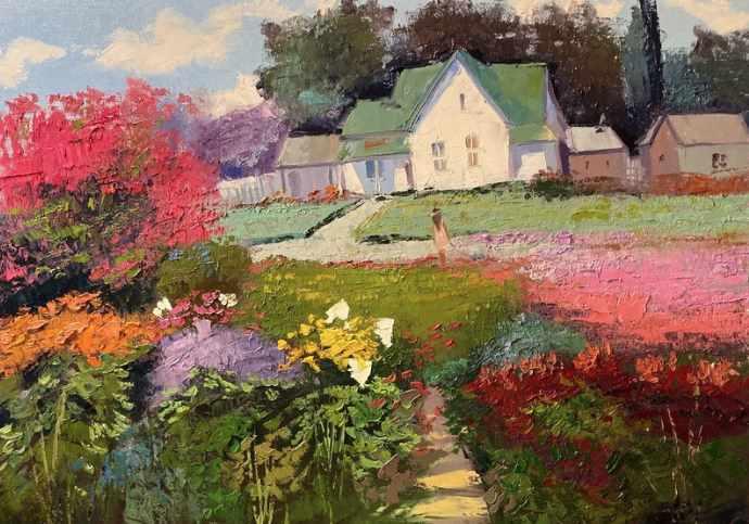 Домик в цветах (Фания Сахарова)