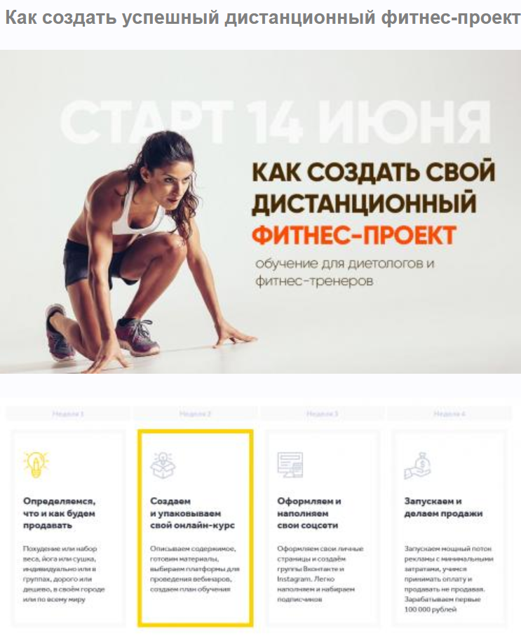 Как создать успешный дистанционный фитнес-проект. Пакет Стандарт (Макс Кропотов, Гульнара Харитонова)