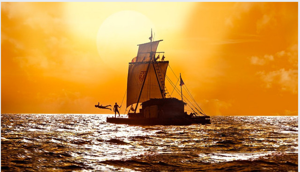 Муравей на плоту Кон-Тики (Ася Ванякина)