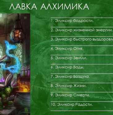 [Атлантида] Лавка Алхимика