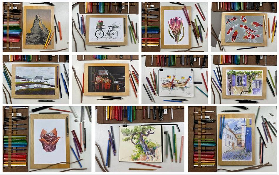 [Художник Online] Скетчинг цветными карандашами (Дарья Куцаева)