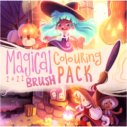 [poopikat] Magical Colouring Brush Pack 2022