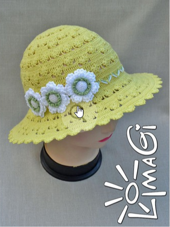 Шляпка Солнечные капельки (LimaGi)